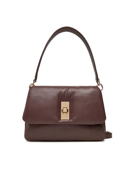 Tommy Hilfiger Torebka Soft Leather Conv Crossover AW0AW17638 Brązowy. Brązowe torebki klasyczne damskie Tommy Hilfiger, ze skóry, bez dodatków. Za 709.99 zł.