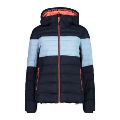 Damska kurtka z kapturem CMP. Czarne kurtki damskie CMP, l, bez wzorów, z puchu, z kapturem. Za 329.99 zł.