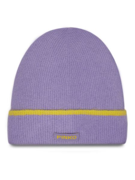 Pinko Czapka Serrade 104332 A26V Fioletowy. Fioletowe czapki damskie Pinko, na zimę, bez wzorów, z wełny. Za 239.99 zł.