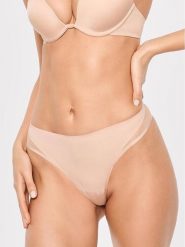 Esotiq Figi brazylijskie Stella 39563 Beżowy. Brązowe figi Esotiq, bez wzorów, z syntetyku. Za 39.99 zł.