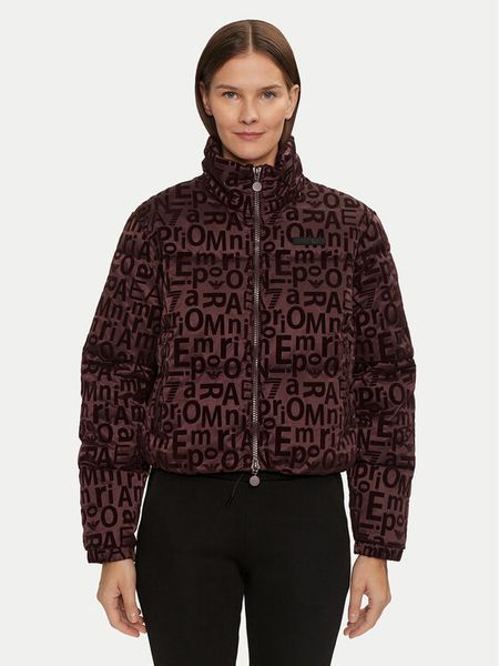 EA7 Emporio Armani Kurtka zimowa 7W000009 AF10265 UA006 Brązowy Regular Fit. Brązowe kurtki damskie EA7 Emporio Armani, na zimę, xl, bez wzorów, z syntetyku, bez kaptura. Za 739.99 zł.