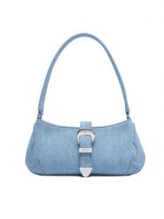 Tommy Jeans Torebka Tjw Cool Denim Shoulder Bag AW0AW18878 Niebieski. Niebieskie torebki klasyczne damskie Tommy Jeans, z denimu, bez dodatków. Za 489.99 zł.