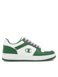 Champion Sneakersy REBOUND 2.0 LOW S11470-WW023 Zielony. Zielone obuwie sportowe damskie Champion, z syntetyku, bez zapięcia. Za 199.99 zł.
