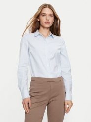Fransa Koszula 20608315 Błękitny Regular Fit. Niebieskie koszule damskie Fransa, m, bez wzorów, z bawełny, bez kołnierzyka, bez ramiączek. Za 189.99 zł.
