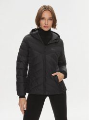 Jack Wolfskin Kurtka puchowa Tundra Down Hoody 1206642 Czarny Slim Fit. Czarne kurtki sportowe damskie Jack Wolfskin, xs, bez wzorów, z puchu, bez kaptura. Za 699.99 zł.