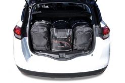 Torby Do Bagażnika Renault Scenic 2015-2019 4Szt Kjust. Czarne torby podróżne KJUST, bez wzorów, z kauczuku. Za 1,209.00 zł.