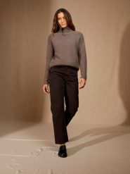 Perfect Cashmere Kaszmirowy sweter "Mairos" w kolorze szarobrązowym rozmiar: S. Brązowe swetry klasyczne damskie Perfect Cashmere, s, z kaszmiru, bez kołnierzyka. Za 1,087.99 zł.