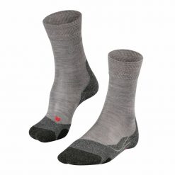 Skarpetki damskie Falke TK2 Melange. Szare skarpetki damskie Falke, bez wzorów. Za 118.50 zł.