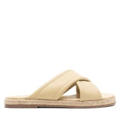 Espadryle Lasocki. Żółte espadryle damskie Lasocki, bez wzorów, bez obcasa. Za 179.99 zł.
