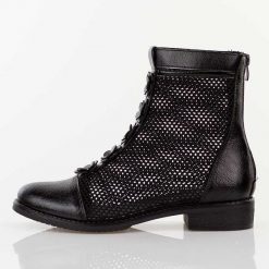 Czarne wiosenne ażurowe botki damskie Jezzi Asa62-130. Czarne botki damskie Jezzi, na jesień, z jeansu, boho, bez obcasa, na obcasie, bez zapięcia. Za 259.00 zł.