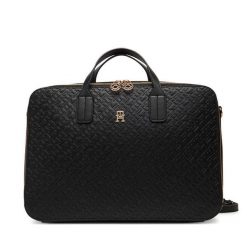 Torba na laptopa Tommy Hilfiger. Czarne torby na laptopa Tommy Hilfiger, bez wzorów. Za 679.99 zł.