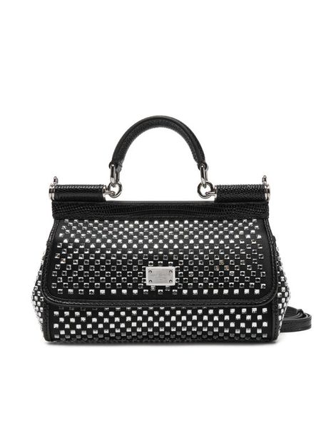 Dolce&Gabbana Torebka BB7116 AP602 Czarny. Czarne torebki klasyczne damskie Dolce&Gabbana, z materiału, bez dodatków. Za 10,739.00 zł.