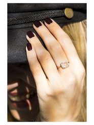 DIAMOND & CO Złoty pierścionek "Quartissime" z diamentami i kwarcem różowym rozmiar: 58. Różowe pierścionki damskie Diamond & Co, z diamentem, złote. Za 1,482.98 zł.