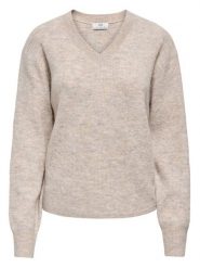 JDY Sweter w kolorze szarobrązowym rozmiar: M. Brązowe swetry klasyczne damskie JDY, m, bez kołnierzyka. Za 129.95 zł.