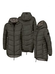 Sublevel Płaszcz pikowany w kolorze ciemnozielonym rozmiar: L. Zielone płaszcze damskie Sublevel, l, bez wzorów, bez kaptura. Za 319.13 zł.