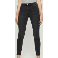 Jeansy skinny push up - Szary. Szare jeansy damskie Sinsay. Za 79.99 zł.