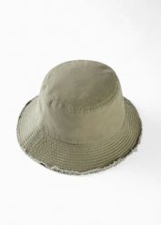 Kapelusz rybaczka z bawełny. Zielone kapelusze damskie bonprix, bez wzorów, z bawełny. Za 47.99 zł.