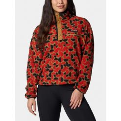 Bluza Polarowa Damska Columbia Helvetia II. Czerwone bluzy damskie Columbia, xl, bez wzorów, z polaru, bez kaptura. Za 299.00 zł.