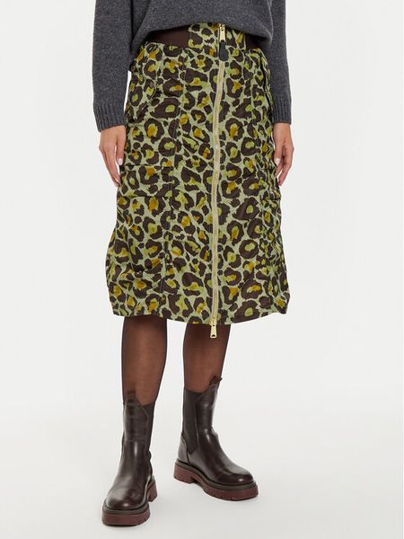 Alpha Industries Spódnica midi 148067 Zielony Regular Fit. Zielone spódnice damskie Alpha Industries, l, bez wzorów, z syntetyku, midi. Za 369.99 zł.