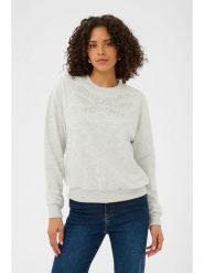 Kaffe Bluza w kolorze szarym rozmiar: XXL. Szare bluzy damskie Kaffe, xxl, bez wzorów, bez kaptura. Za 173.99 zł.