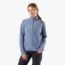 Bluza polarowa turystyka damska Swedemount Stryn Fleece szybkoschnąca. Szare bluzy damskie SWEDEMOUNT, na zimę, bez wzorów, z polaru, bez kaptura. Za 169.99 zł.