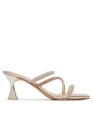Aldo Klapki Jewella 13738897 Złoty. Żółte klapki damskie ALDO, bez wzorów, z syntetyku, bez obcasa, bez zapięcia. Za 359.99 zł.