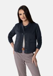 Lekka kurtka typu bomberka J-KALIA. Kurtki damskie Volcano, xs, bez wzorów, z elastanu, bez kaptura. Za 229.99 zł.