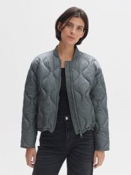 OPUS Kurtka pikowana w kolorze ciemnozielonym rozmiar: 42. Zielone kurtki damskie Opus, bez wzorów, bez kaptura. Za 205.45 zł.