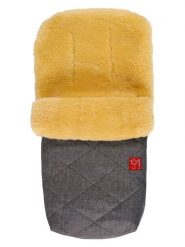 Kaiser Naturfellprodukte Śpiworek wełniany "Natura" w kolorze szarym - 85 x 45 cm rozmiar: onesize. Szare akcesoria do wózków Kaiser Naturfellprodukte. Za 848.50 zł.