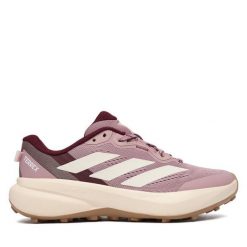 Trekkingi adidas. Fioletowe obuwie trekkingowe damskie Adidas, bez zapięcia. Za 383.99 zł.