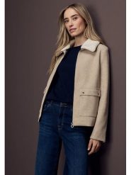 Street One Kurtka koszulowa w kolorze beżowym rozmiar: 46. Brązowe kurtki damskie Street One, bez wzorów, bez kaptura. Za 279.78 zł.