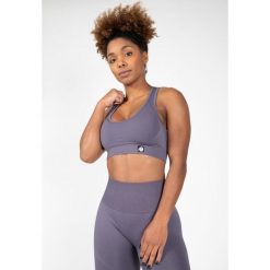 Yava Bezszwowe Biustonosz sportowy - Szary. Szare biustonosze sportowe damskie GORILLA WEAR, bez wzorów, z nylonu. Za 92.00 zł.