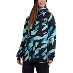 Kurtka narciarska damska Fundango Poplar. Czarne kurtki sportowe damskie FUNDANGO, na zimę, xs, bez wzorów, bez kaptura. Za 629.90 zł.