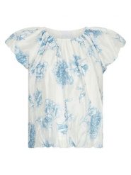 MOSS COPENHAGEN Bluzka w kolorze białym rozmiar: XS. Białe bluzki damskie Moss Copenhagen, xs, bez wzorów, bez kołnierzyka, bez ramiączek. Za 184.95 zł.