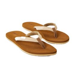 Japonki plażowe damskie Rip Curl Freedom 12. Brązowe klapki damskie Rip Curl, bez wzorów, bez obcasa, bez zapięcia. Za 66.99 zł.