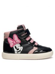 Geox Sneakersy B Gisli B561MC 00254 C9289 M Czarny. Czarne buty sportowe dziewczęce Geox, ze skóry, bez zapięcia. Za 229.99 zł.