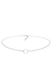 Elli Choker damski Circle Trend Geo wykonany ze srebra próby 925 Sterling Silver Naszyjniki 1 ct Damski. Szare naszyjniki damskie Elli, srebrne. Za 241.39 zł.