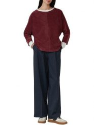 S.OLIVER RED LABEL Bluzka w kolorze bordowym rozmiar: 40. Czerwone bluzki damskie s.Oliver RED LABEL, s, bez wzorów, bez kołnierzyka, bez ramiączek. Za 91.77 zł.