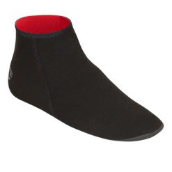 Skarpety surfingowe Olaian MID 100 z neoprenu 2 mm. Czarne skarpetki damskie OLAIAN, bez wzorów, z neoprenu. Za 99.99 zł.