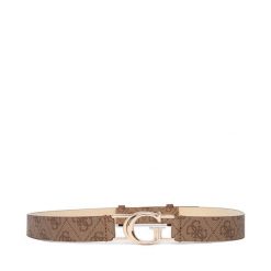 Pasek Damski Guess. Brązowe paski damskie Guess, z aplikacjami. Za 189.99 zł.