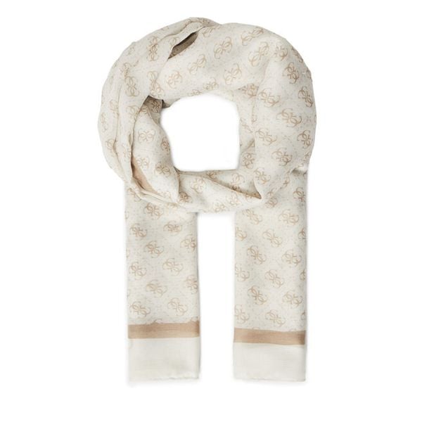 Szal Guess. Brązowe szaliki damskie Guess, z aplikacjami. Za 199.99 zł.