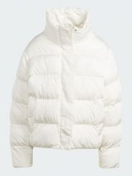 Adidas Kurtka puchowa w kolorze kremowym rozmiar: M. Brązowe kurtki damskie Adidas, m, bez wzorów, z puchu, bez kaptura. Za 300.78 zł.