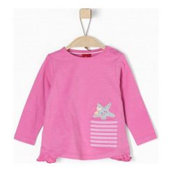 S.Oliver T-Shirt Dziewczęcy 74 Różowy. Czerwone koszulki i t-shirty dziewczęce S.Oliver, z długim rękawem. W wyprzedaży za 49.00 zł.