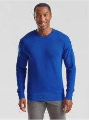 Lekka bluza dresowa Fruit Of The Loom Adulto Azul. Niebieskie bluzy damskie Fruit of the Loom, m, bez wzorów, z bawełny, bez kaptura. Za 148.99 zł.