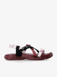 Sandały damskie Camper Karst Sandal. Czerwone sandały damskie Camper, bez wzorów, z otwartym noskiem, bez obcasa, bez zapięcia. Za 434.49 zł.