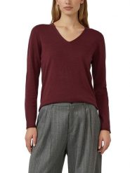 S.Oliver Sweter w kolorze bordowym rozmiar: 44. Czerwone swetry klasyczne damskie S.Oliver, s, bez kołnierzyka. Za 52.99 zł.