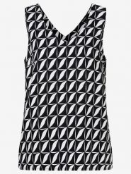 More & More Bluzka w kolorze czarno-białym rozmiar: 38. Białe bluzki damskie More & More, bez wzorów, bez kołnierzyka, bez ramiączek. Za 78.28 zł.