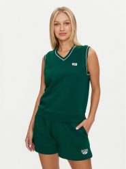 Reebok Sweter Cl Cs Vest 100075522 Zielony Regular Fit. Zielone swetry klasyczne damskie Reebok, xs, z bawełny, bez kołnierzyka. Za 169.99 zł.