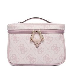 Kosmetyczka Guess. Czerwone kosmetyczki damskie Guess, z aplikacjami. Za 344.99 zł.