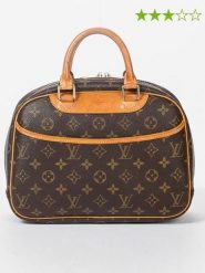 Louis Vuitton Torebka "Trouville" w kolorze brązowym - 30 x 25 x 11 cm rozmiar: onesize. Brązowe torebki klasyczne damskie Louis Vuitton, z materiału, bez dodatków. Za 2,783.99 zł.